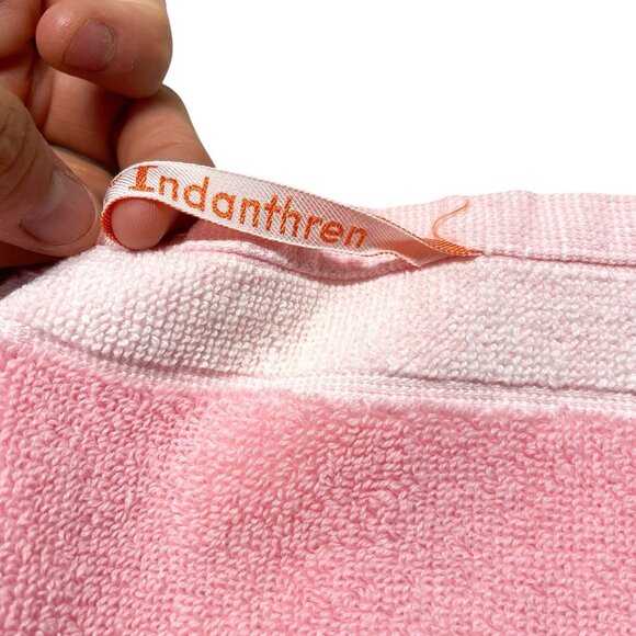 Vintage Pink Floral Hand Towel Indanthren Spring Flowers 18”x35” - Picture 7 of 9